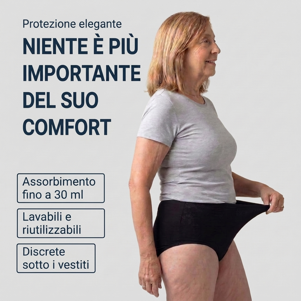 Seravele™ 30 – slip assorbenti da donna per piccole perdite, fino a 30 ml