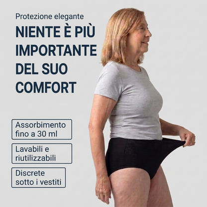 Seravele™ 30 – slip assorbenti da donna per piccole perdite, fino a 30 ml