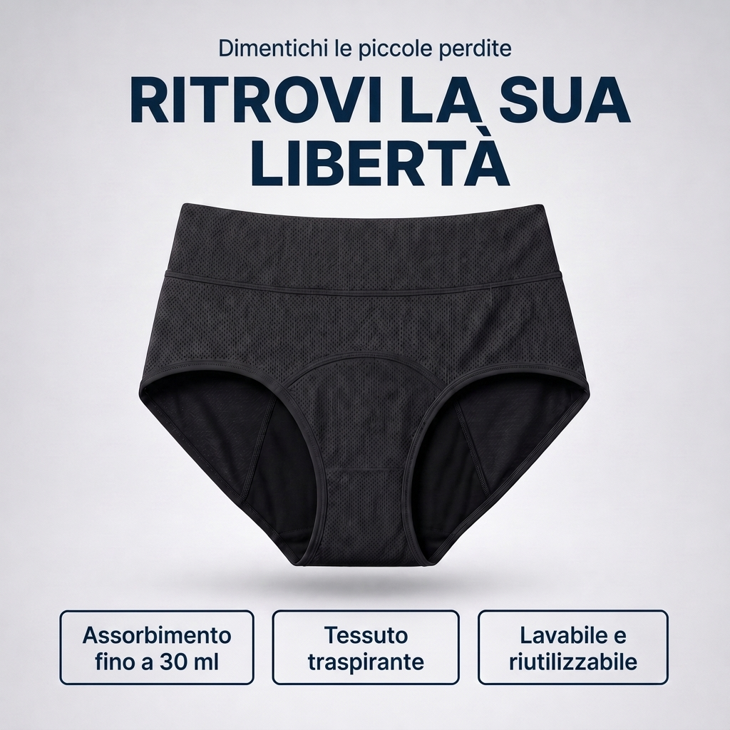 Seravele™ 30 – slip assorbenti post-parto per piccole perdite, fino a 30 ml